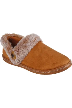 Pantofole Skechers Cozy Campfire Fresh Toast Marroni