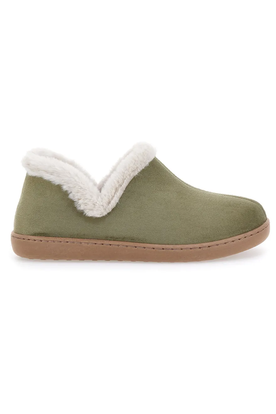 Pantofole verdi con soletta estraibile DOREA GG463