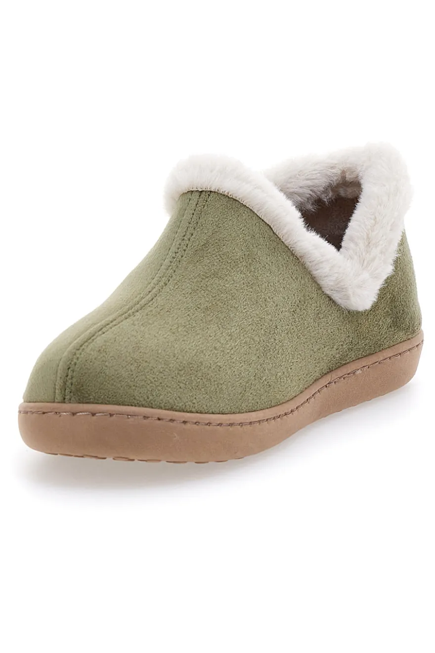 Pantofole verdi con soletta estraibile DOREA GG463
