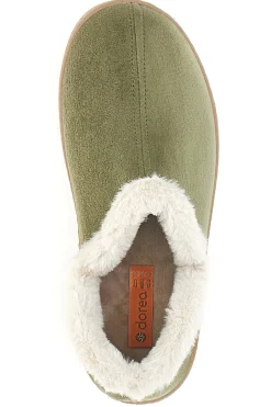 Pantofole verdi con soletta estraibile DOREA GG463