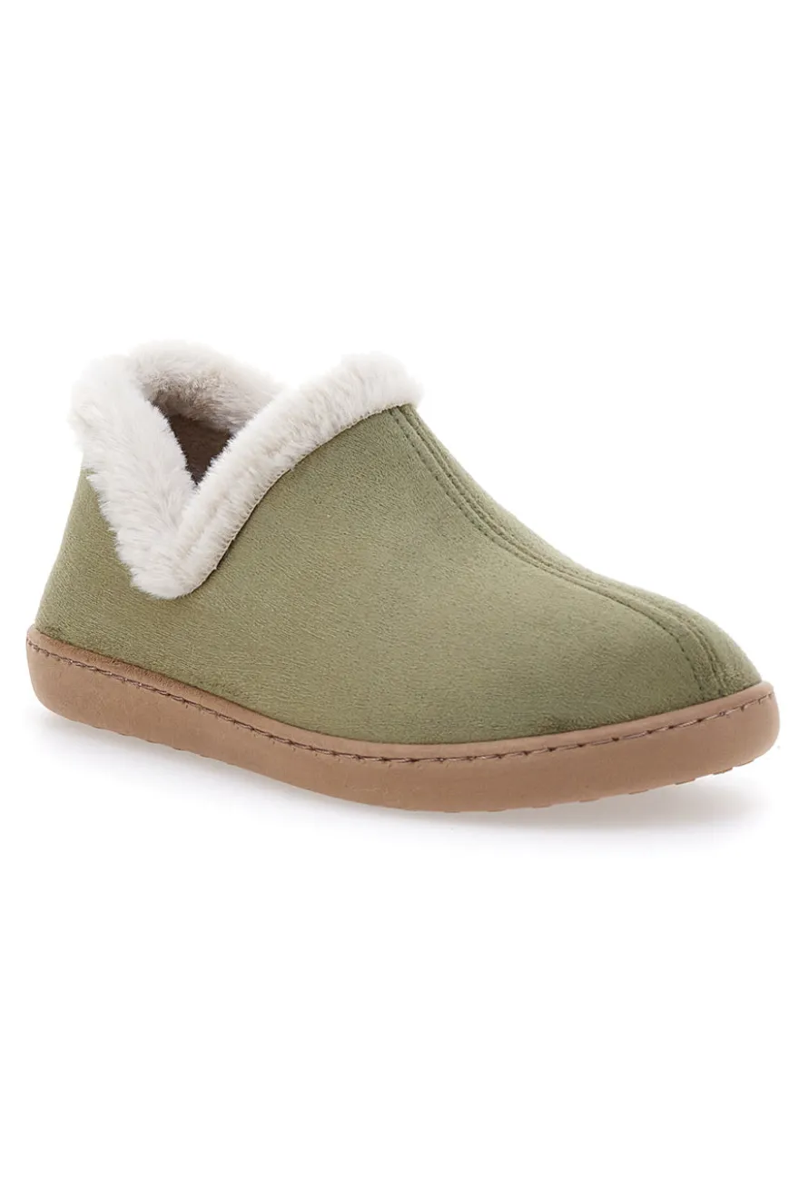 Pantofole verdi con soletta estraibile DOREA GG463