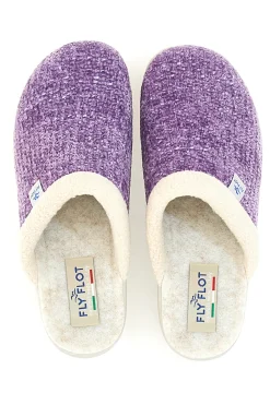 Pantofole Viola Made In Italy Fly Flot 4469