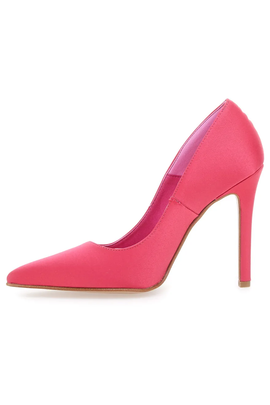 Pittarello Elite 1960 Fuchsia Satin-Pumps