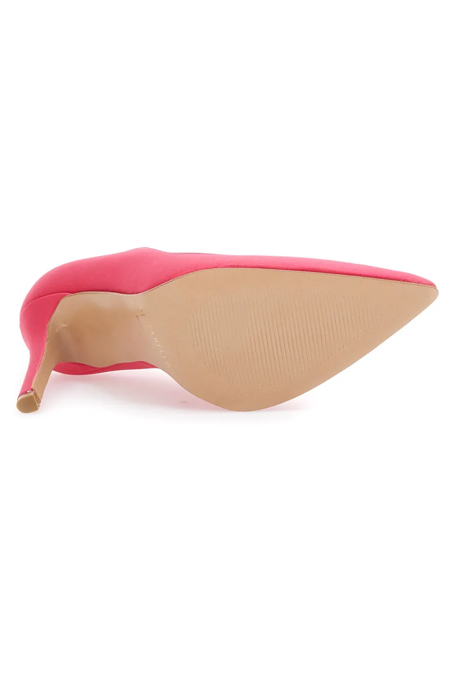 Pittarello Elite 1960 Fuchsia Satin-Pumps