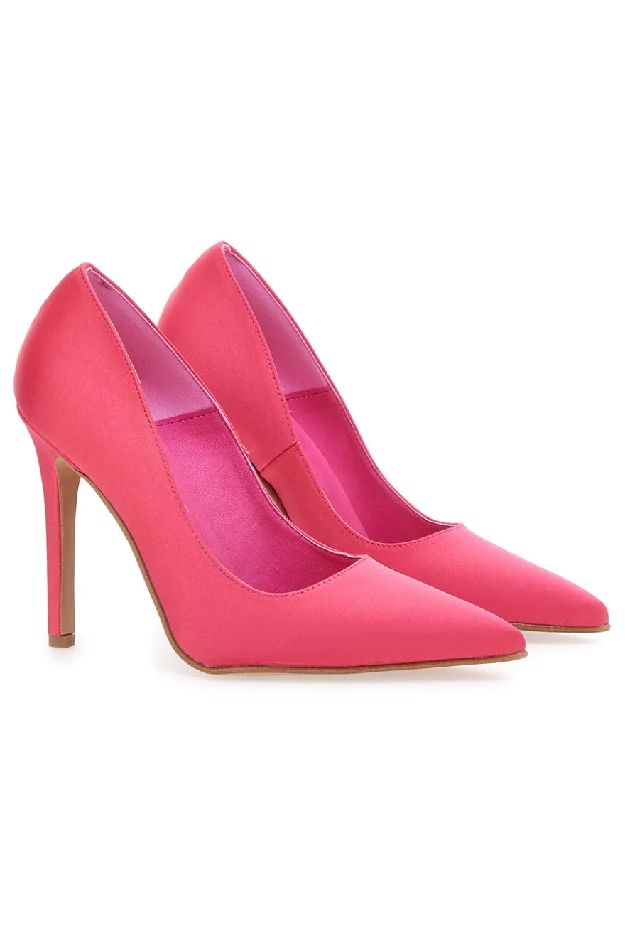 Pittarello Elite 1960 Fuchsia Satin-Pumps