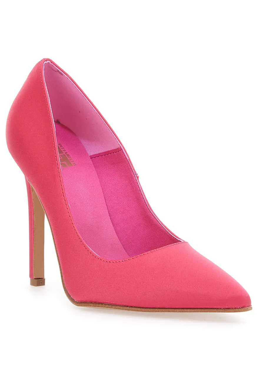 Pittarello Elite 1960 Fuchsia Satin-Pumps