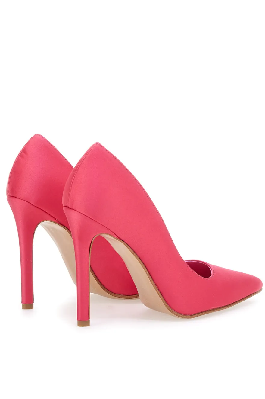 Pittarello Elite 1960 Fuchsia Satin-Pumps