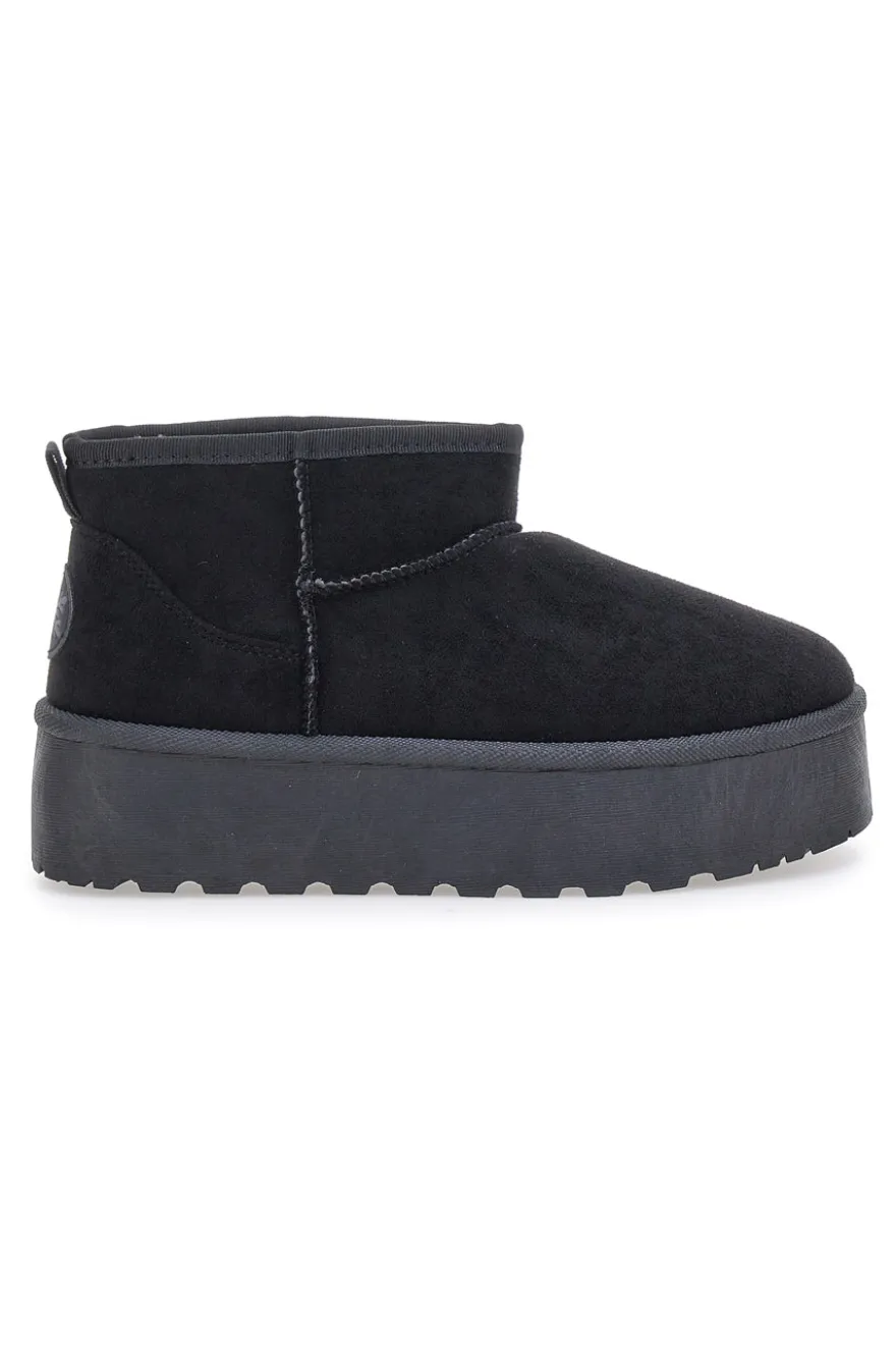 Pittarello Love PK1497A schwarze Stiefeletten mit Pelzfutter