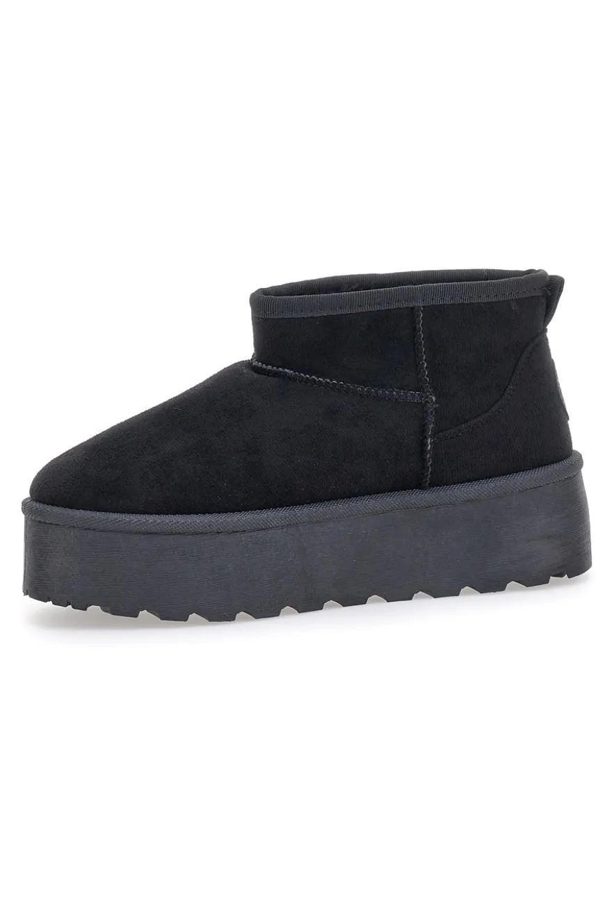 Pittarello Love PK1497A schwarze Stiefeletten mit Pelzfutter