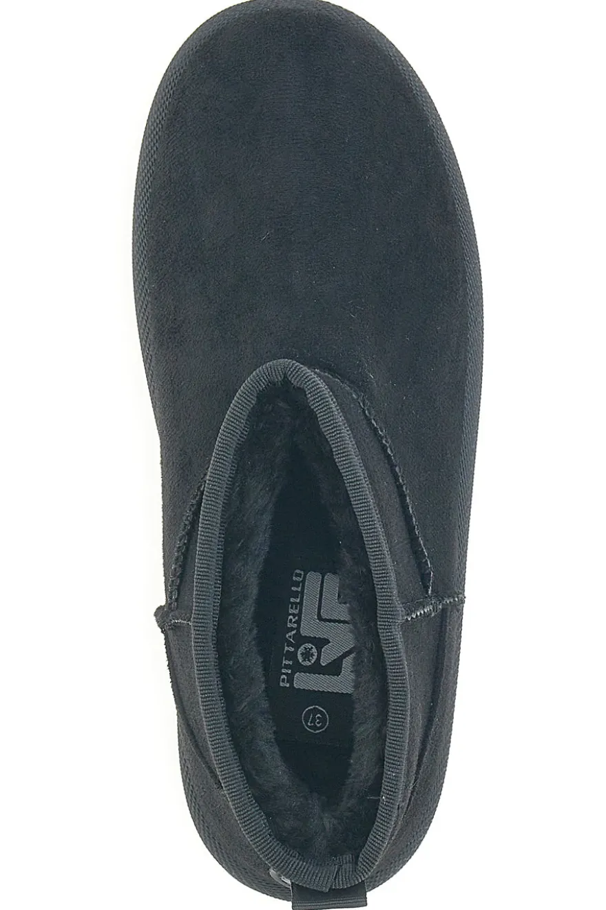 Pittarello Love PK1497A schwarze Stiefeletten mit Pelzfutter