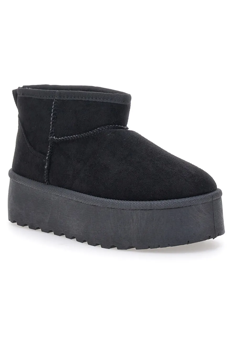 Pittarello Love PK1497A schwarze Stiefeletten mit Pelzfutter