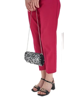 Pochette Coveri Collection Sera Nero Paiettes