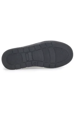 Polacchini neri con zip e inserti elasticizzati Pittarello 17795