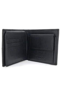 Portafoglio Slim Nero In vera pelle Navigare PF-841