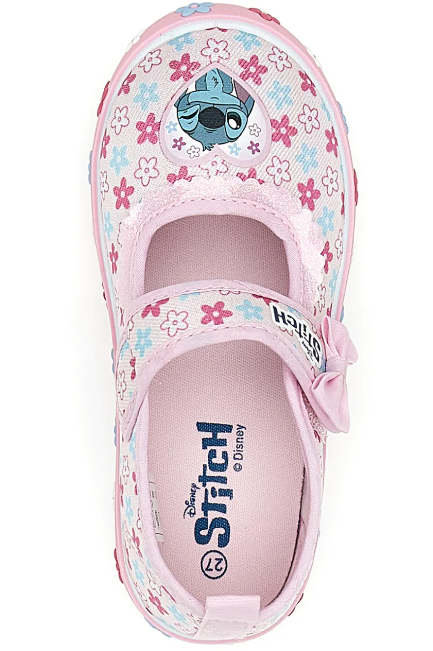 Rosa Ballerina mit Lilo&Stitch-Aufdruck D6020235T