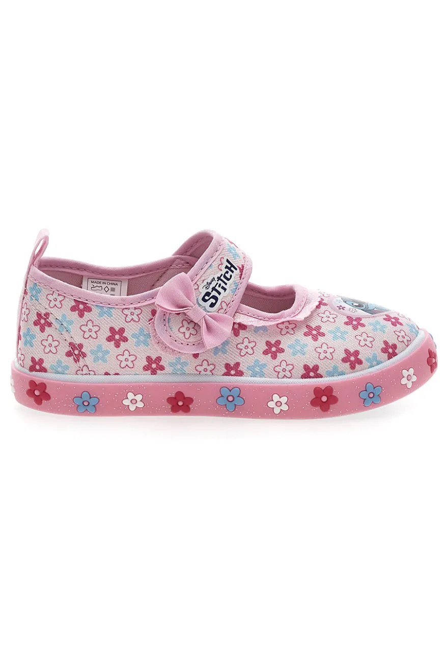 Rosa Ballerina mit Lilo&Stitch-Aufdruck D6020235T