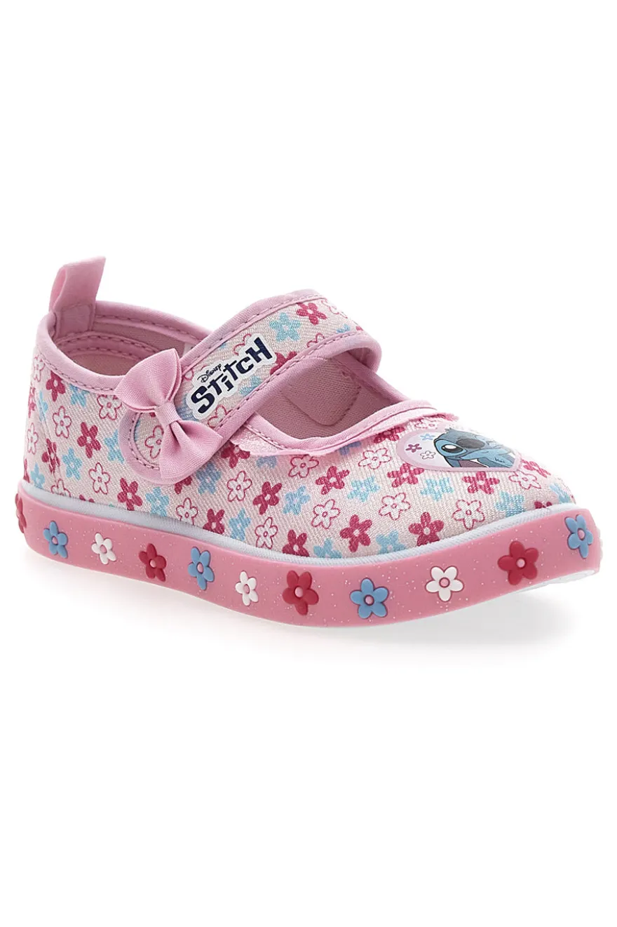Rosa Ballerina mit Lilo&Stitch-Aufdruck D6020235T