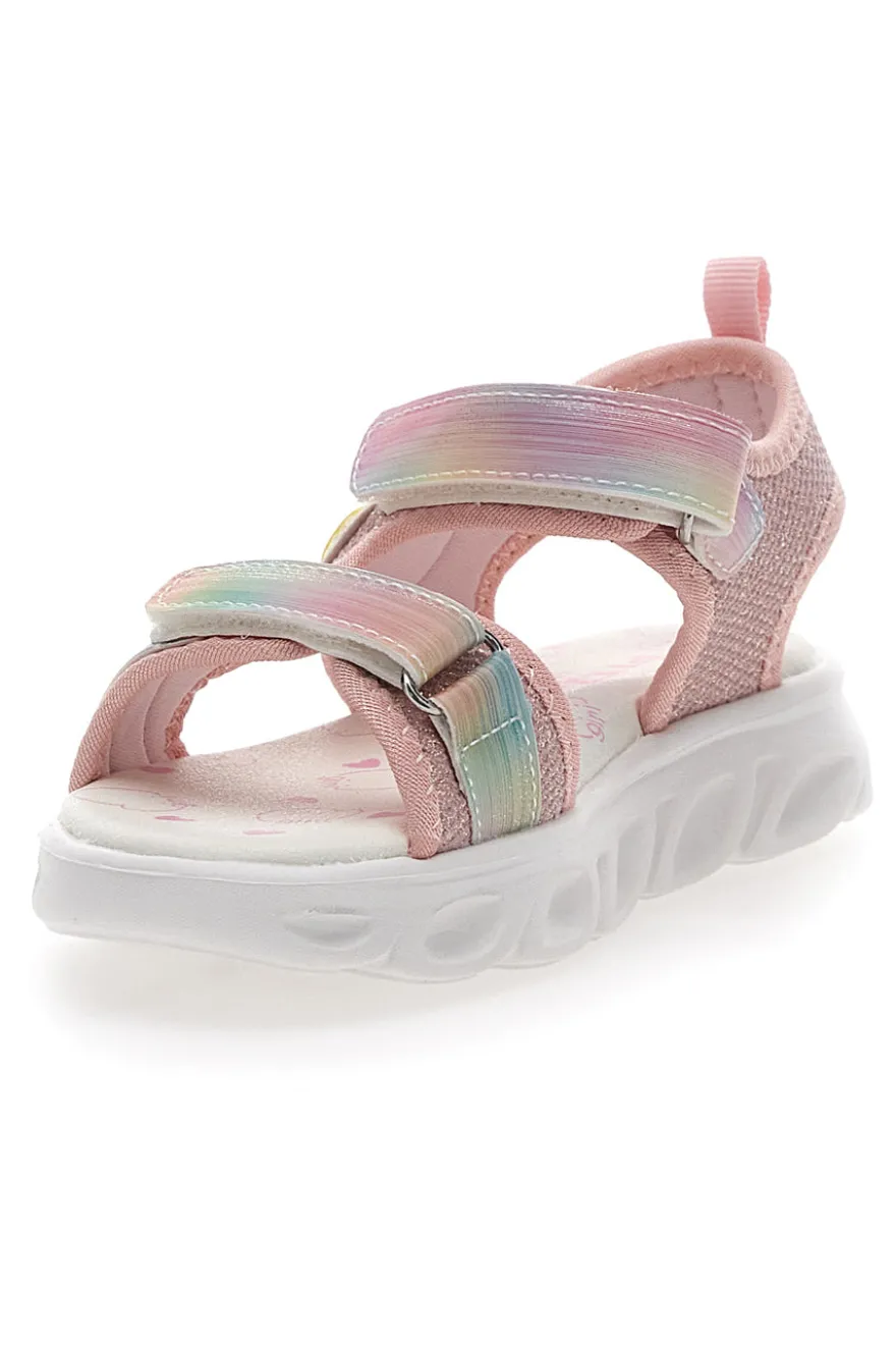 Rosa Sandalen mit Lichtern für Kinder* Pitt Kids 211425