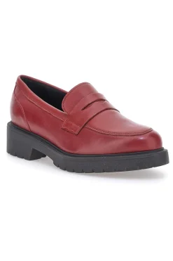 Rote Mokassins aus echtem Leder Pittarello Glam 842120