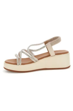 Sandali argento con platform Cafè cost 808814