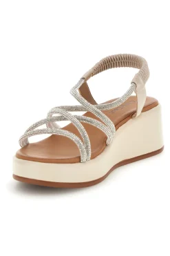 Sandali argento con platform Cafè cost 808814