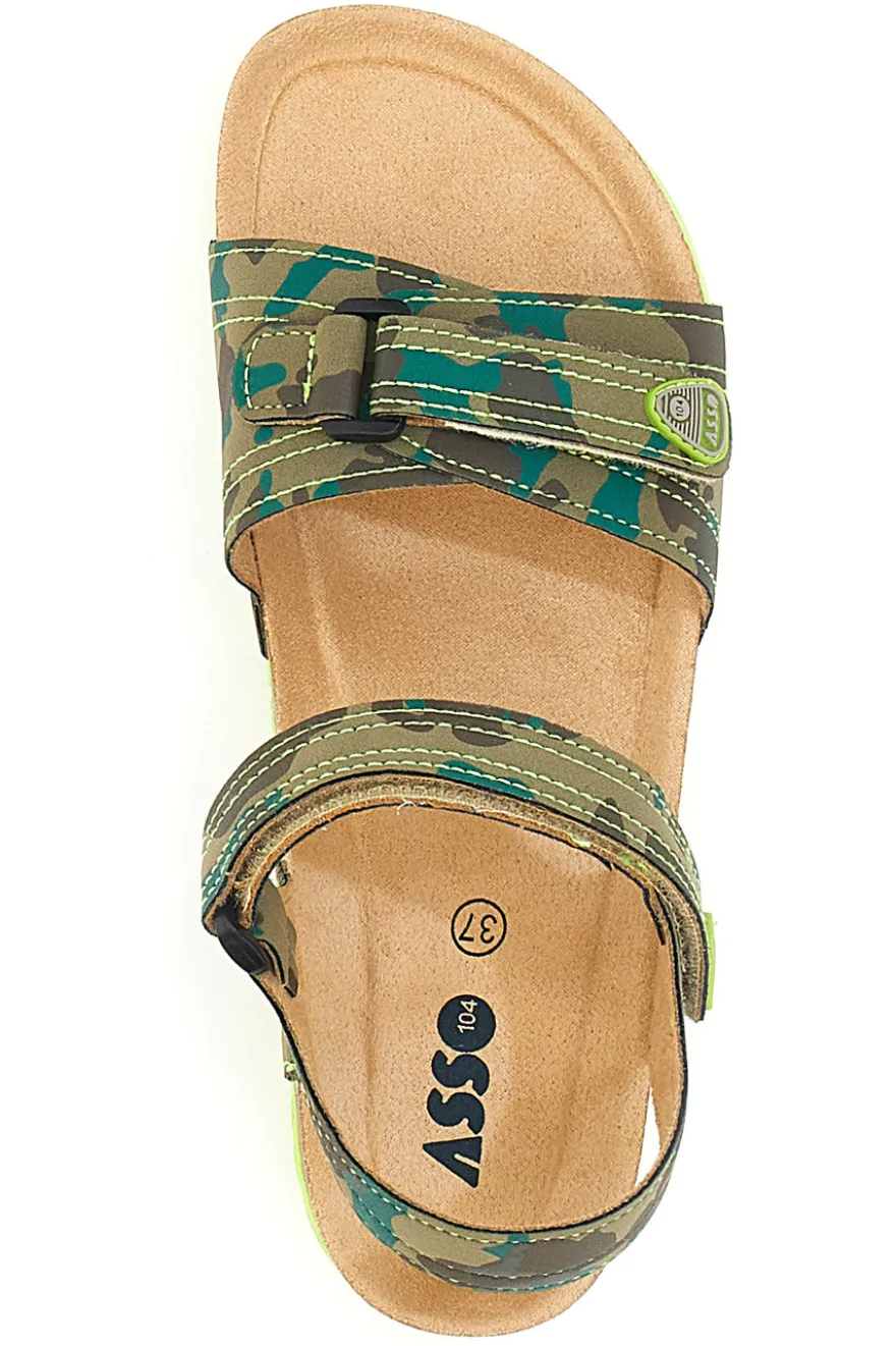 Sandali ASSO 7711 Camouflage