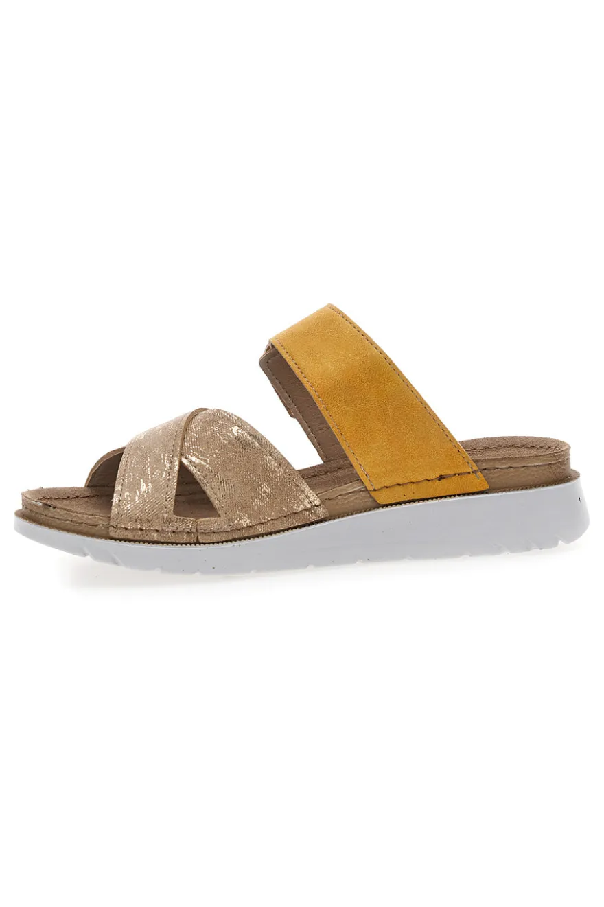 Sandali beige con fibbia comfort Inblu 46 CN