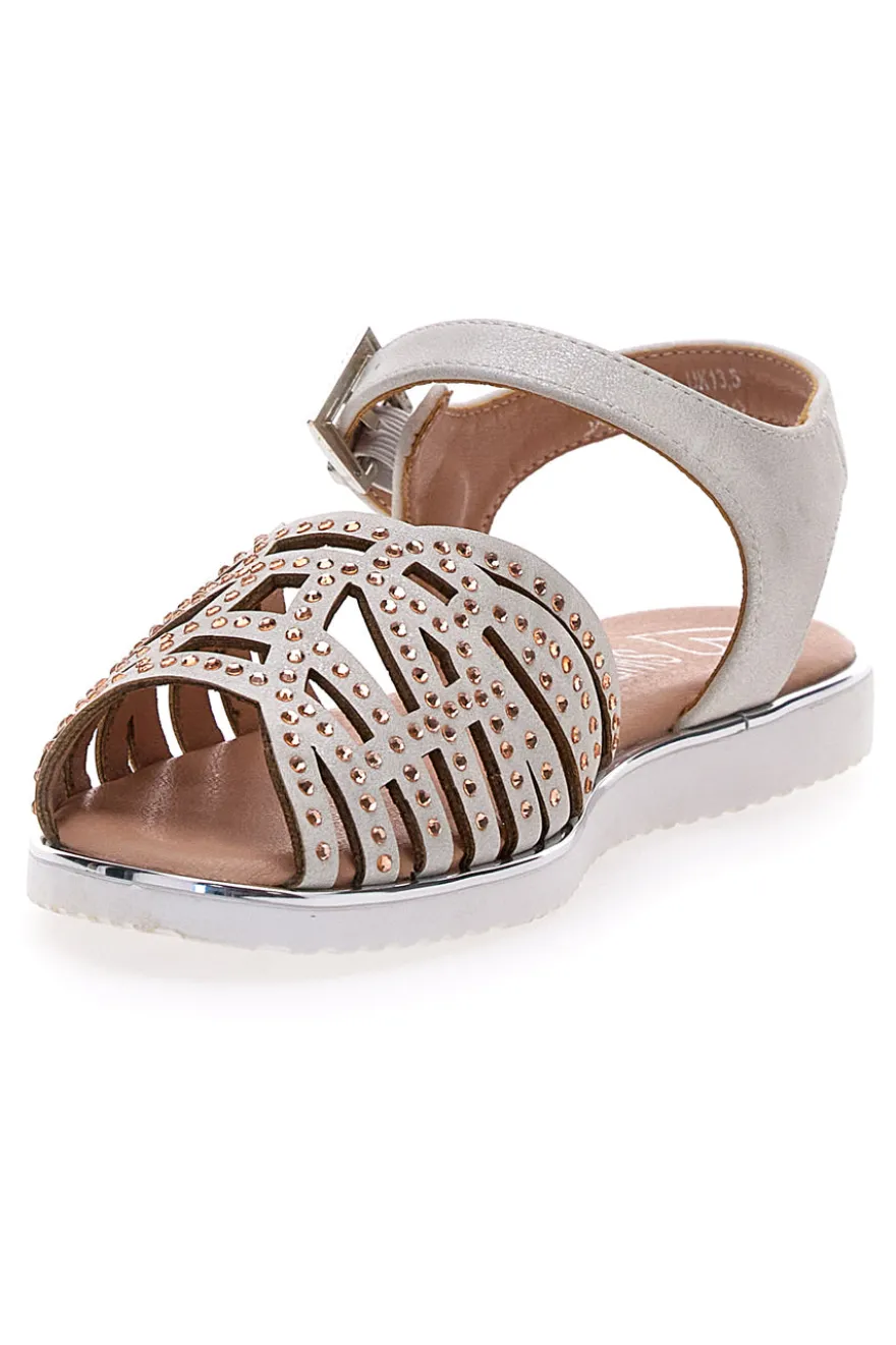 Sandali Bianchi con Brillantini SWEET YEARS 0497