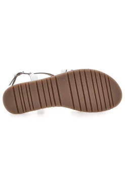 Sandali bianchi con cinturini intrecciati CAFE' COST 95160