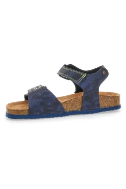 Sandali Blu Con Strappi In Velcro Pitt Kids 14431