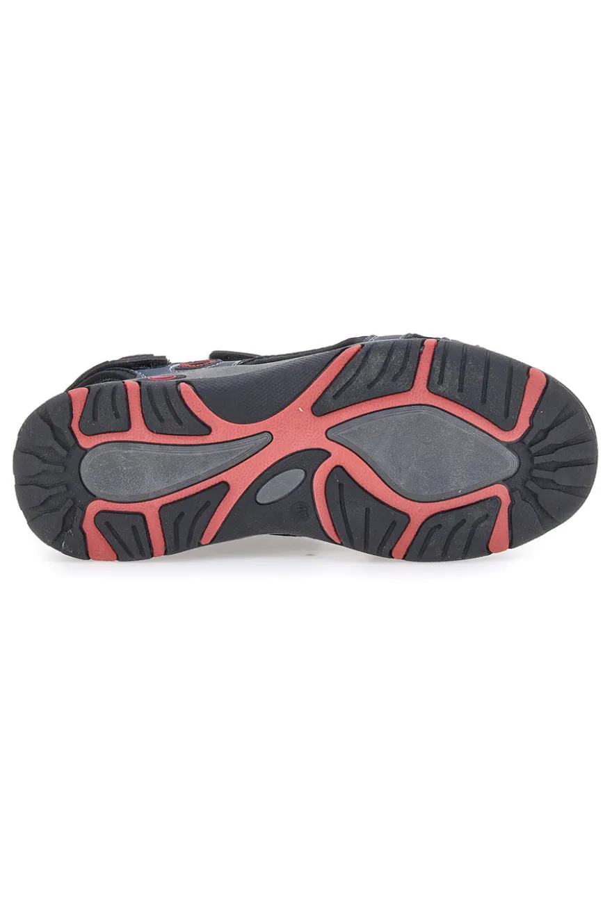 Sandali Blu Con Strappi in Velcro Canguro 1002