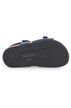 Sandali Blu Con Strappi In Velcro Pittarello Bio 257080