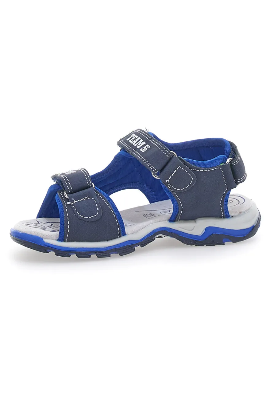 Sandali Blu con Velcro Pitt Kids 143691
