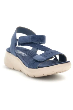 Sandali blu denim con zeppa e fasce regolabili First active 7