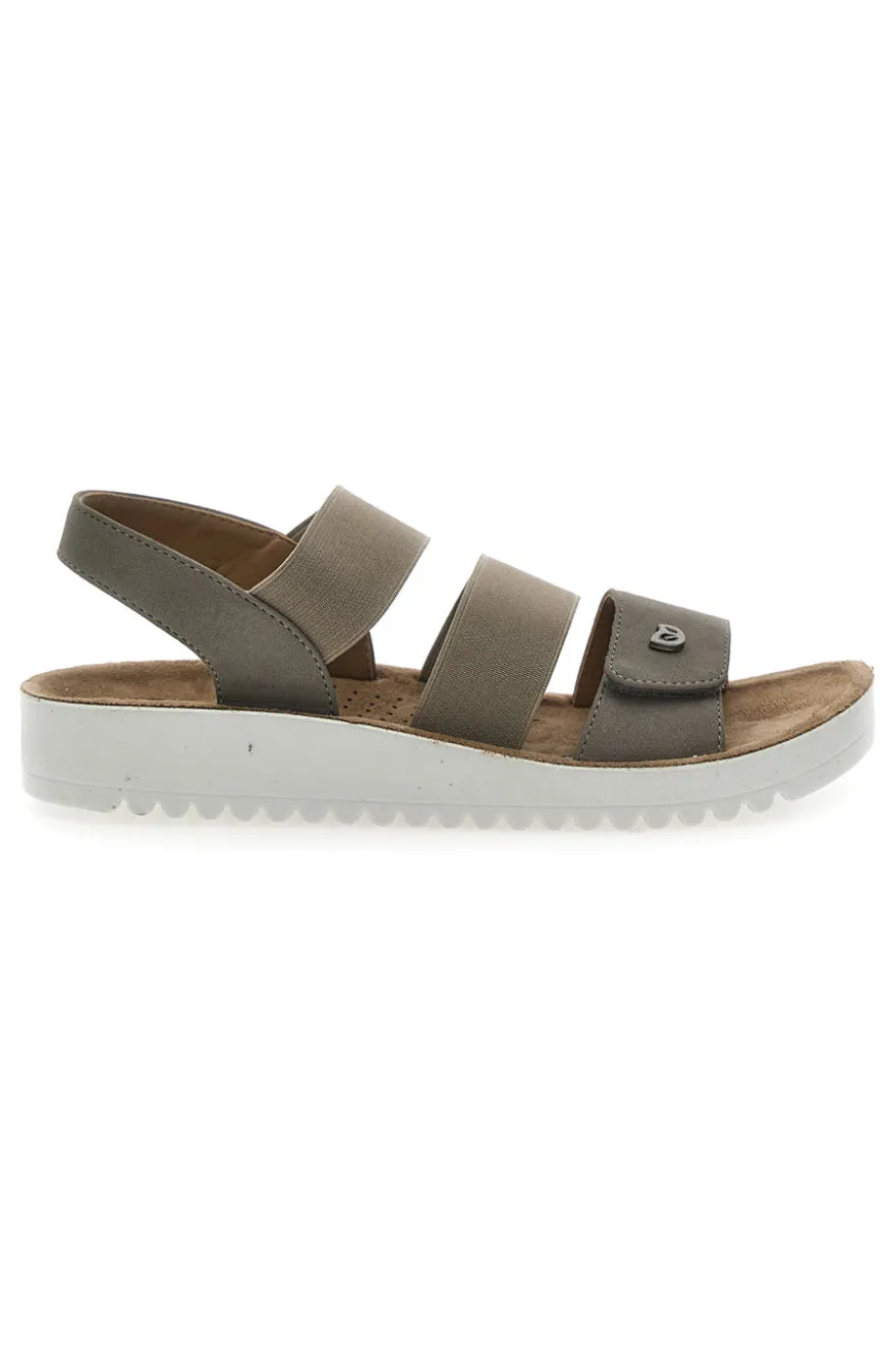 Sandali con Elastico Taupe Eco Bio J526201