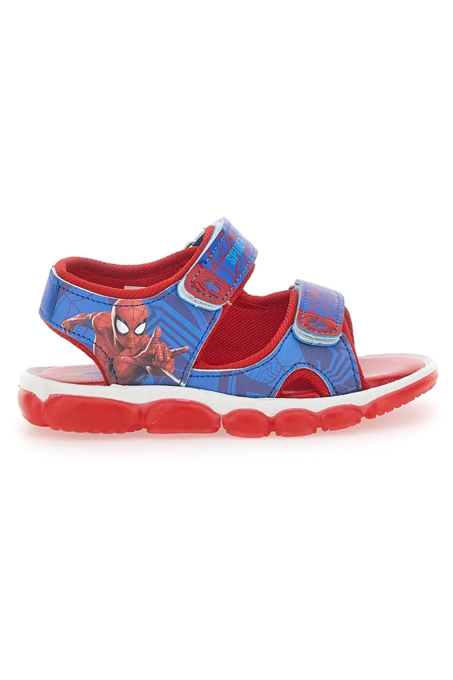 Sandali con Luci Rossi e Blu Spiderman 11302