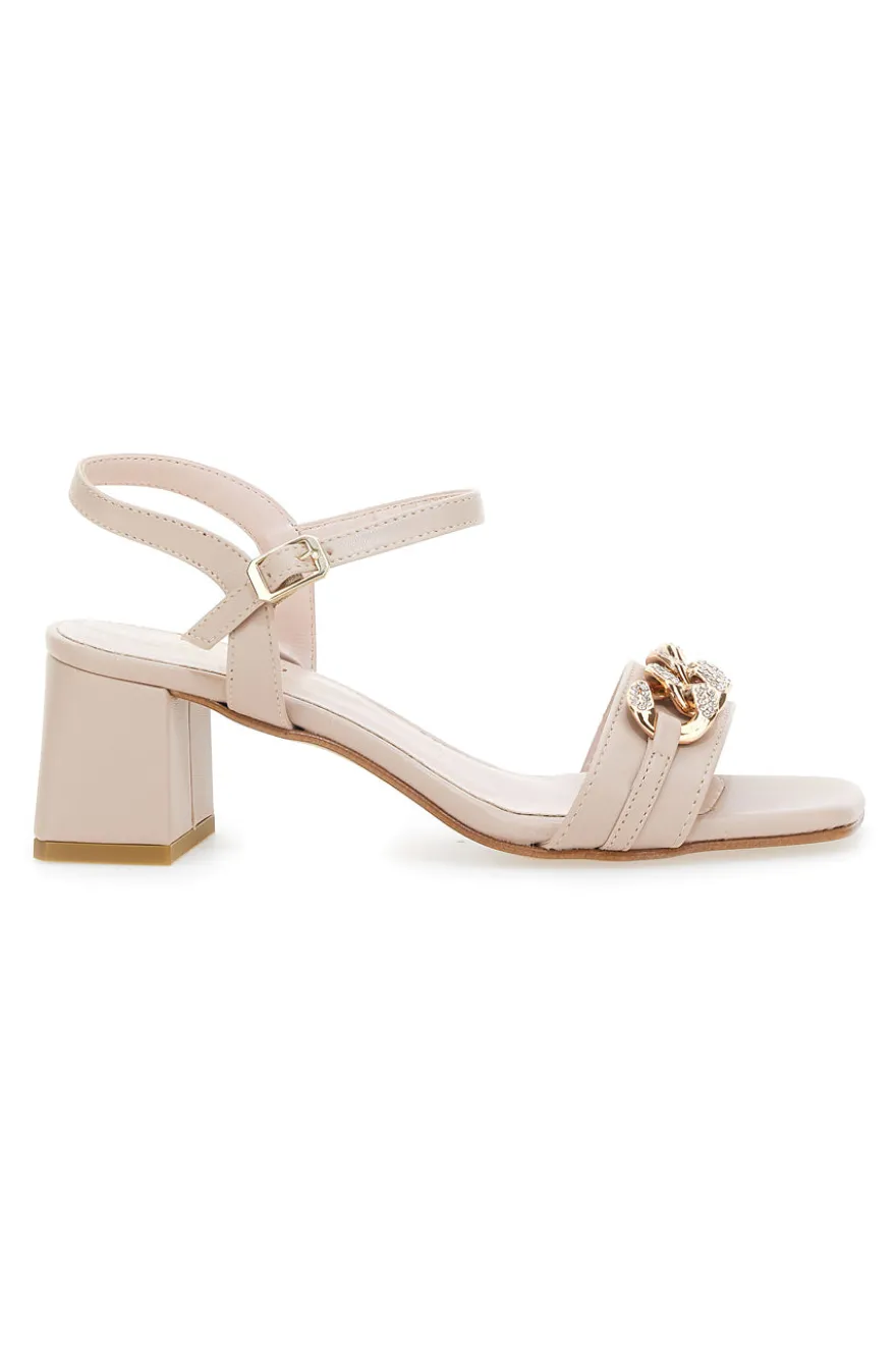 Sandali Con Tacco Pittarello Glam 3412 Beige