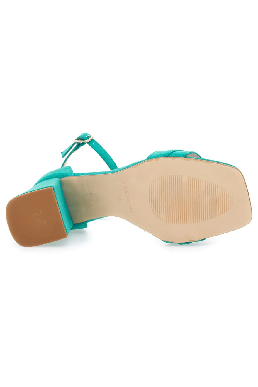 Sandali con Tacco Pittarello Glam 3436 Verde Acqua