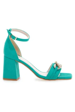 Sandali con Tacco Pittarello Glam 3436 Verde Acqua