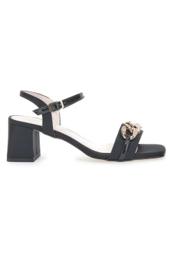 Sandali con tacco Pittarello Glam 3412 Neri Raso