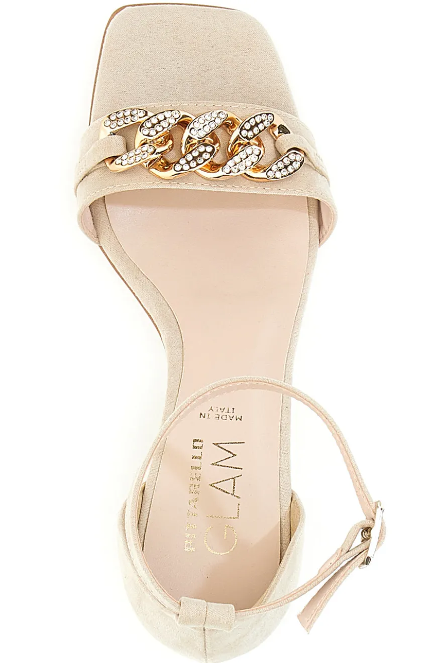 Sandali Con Tacco Pittarello Glam 3436 Beige