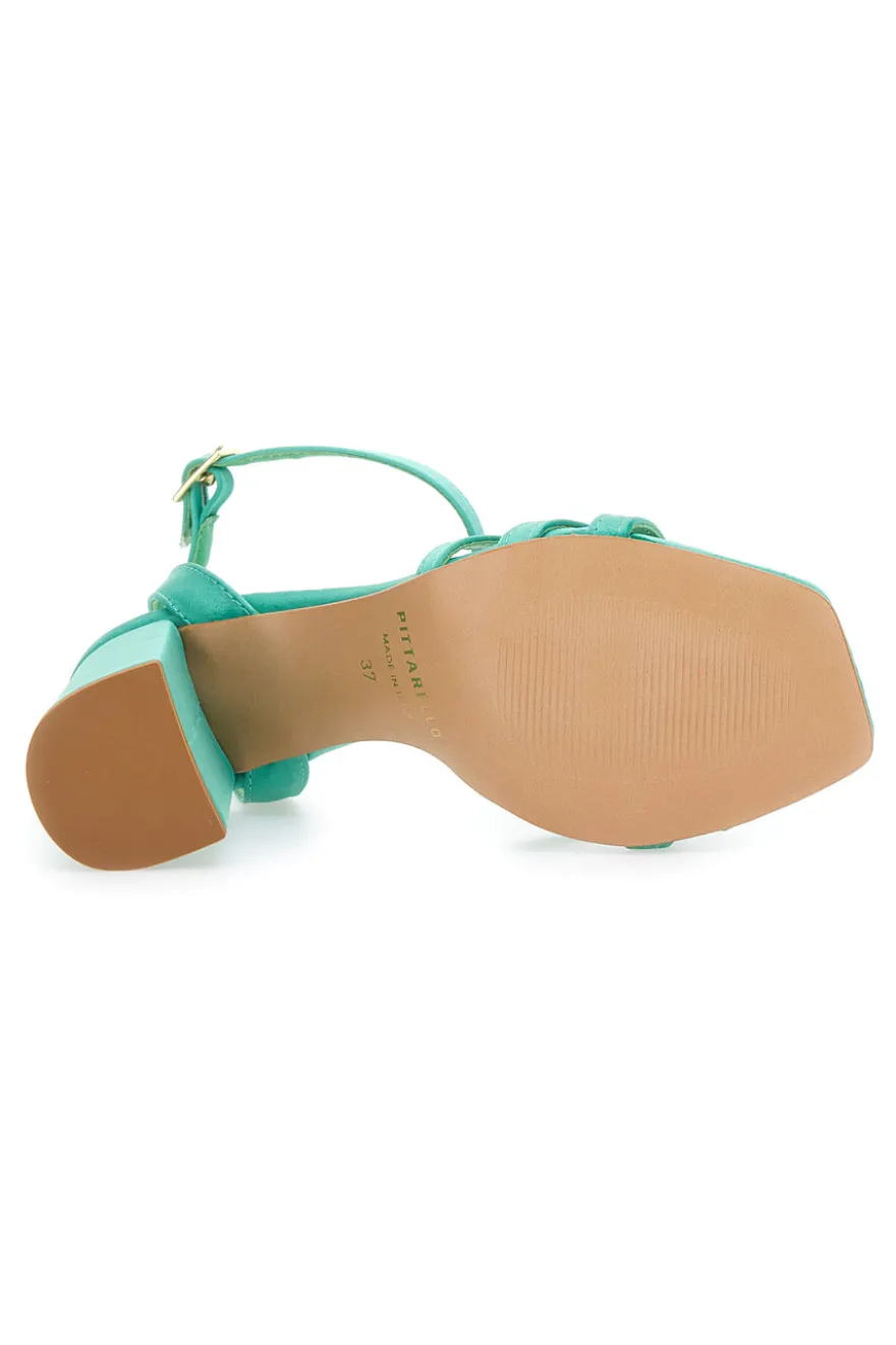 Sandali con tacco Pittarello Elite 2333 Menta