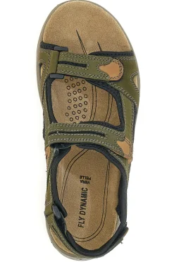 Sandali in Vera Pelle Fly Dinamic 07 Verdi