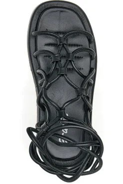 Sandali Lace-Up Neri Grazie 3770
