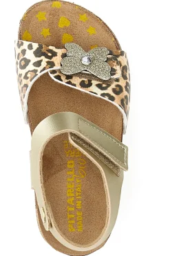 Sandali Leopardati con Velcro Pittarello Bio 257741