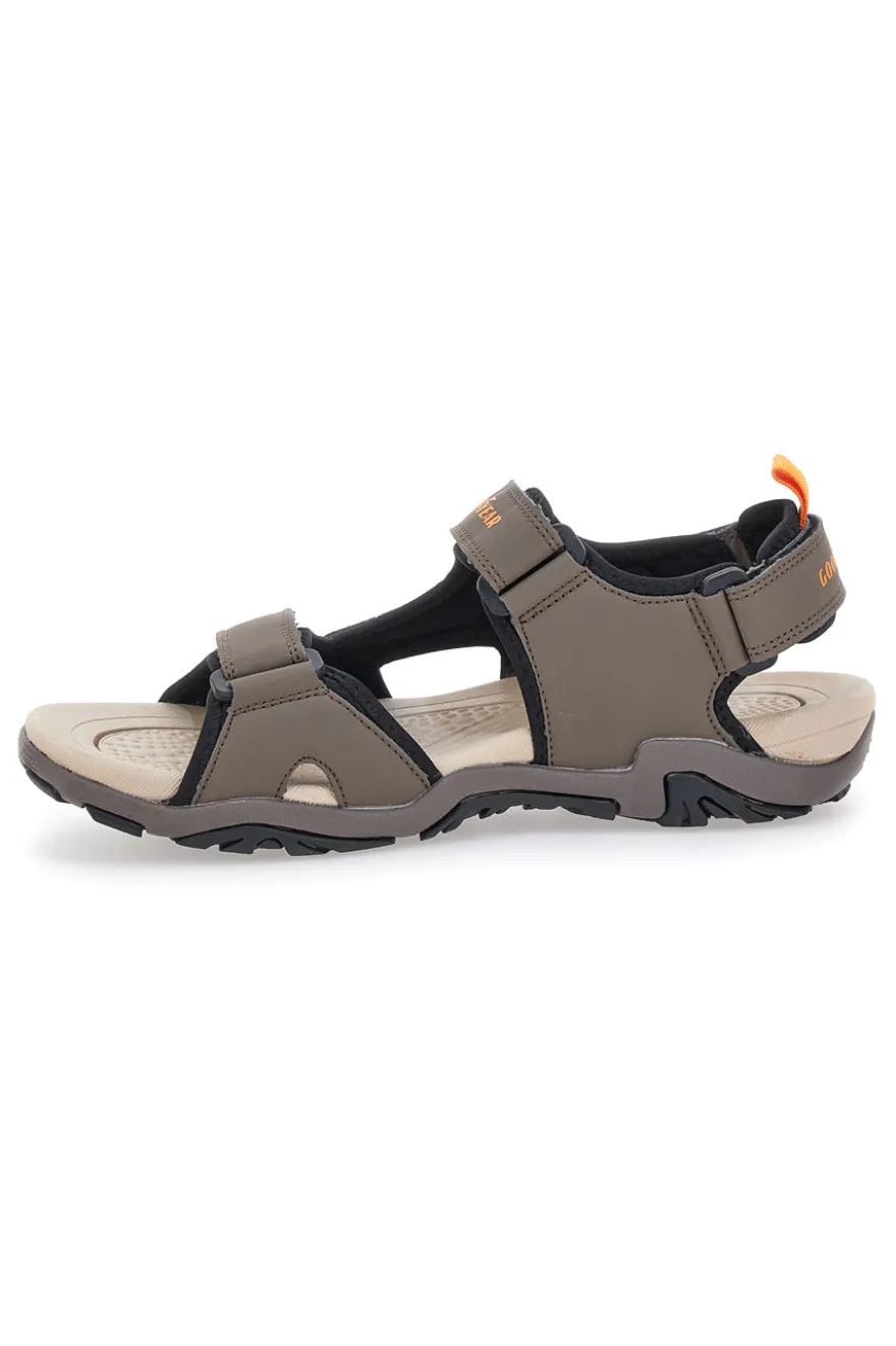 Sandali Marrone Con Strappi in Velcro Goodyeas 31048