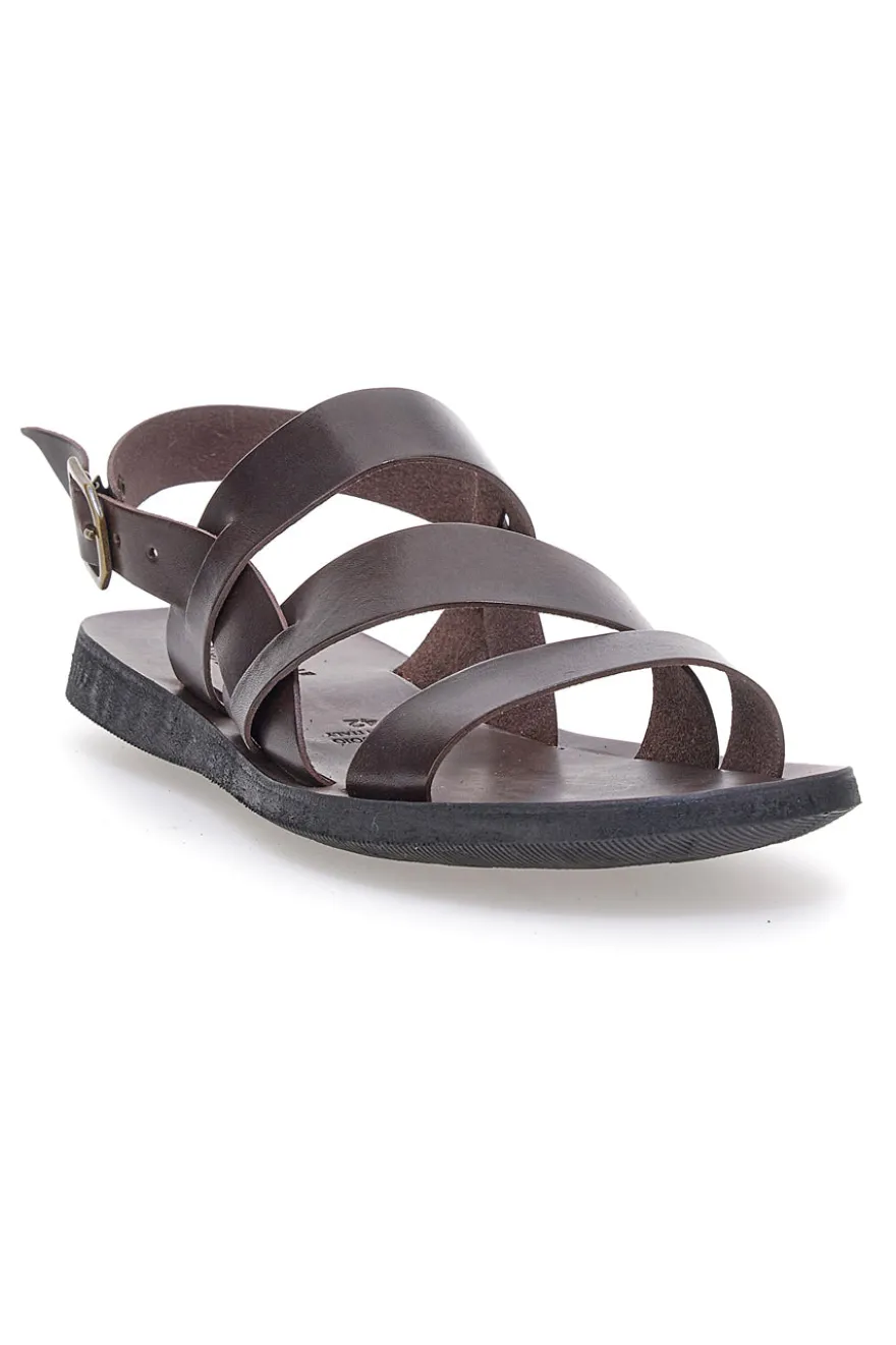 Sandali Marrone in pelle e cuoio Pittarello sun 4451