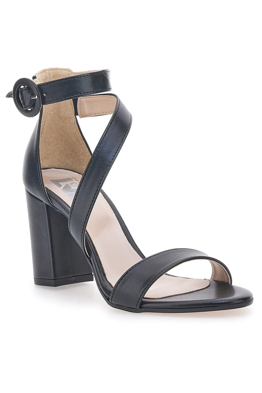 Sandali Neri con Tacco Pittarello Love 937