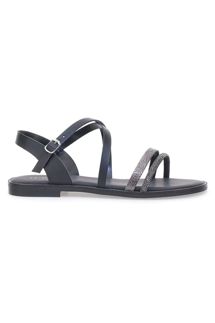 Sandali Neri da Donna Le Havre Paris 5304
