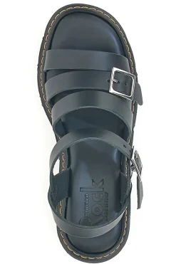 Sandali Neri In Pelle Made in Italy Pittarello Rock 5836/P